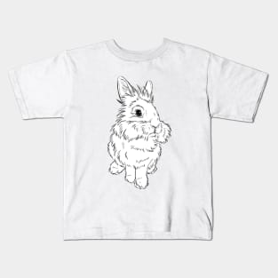 Lionhead bunny Kids T-Shirt